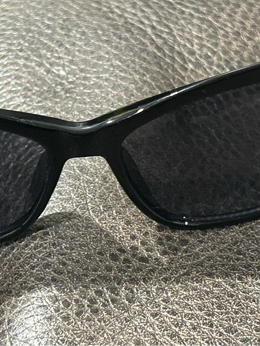 Lucky Brand Black Square Sunglasses with Dark Lenses